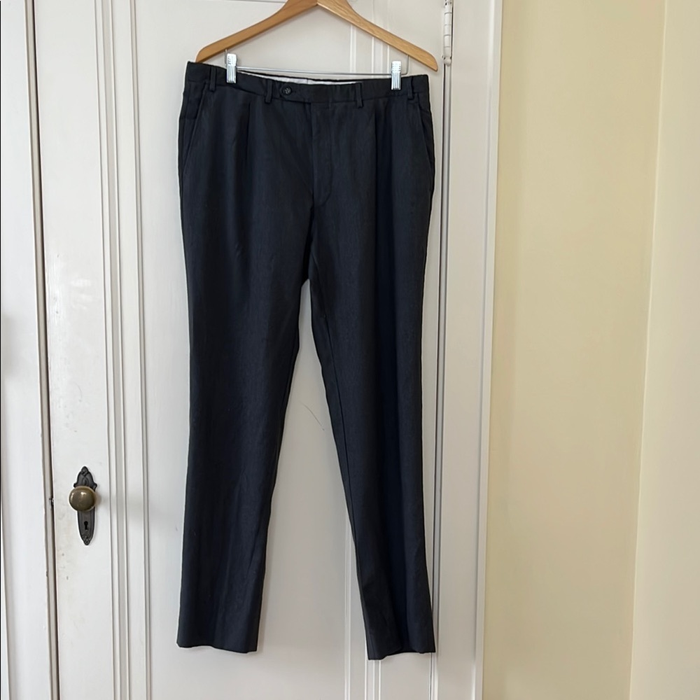 Canali Black Dress Pants Classic Style